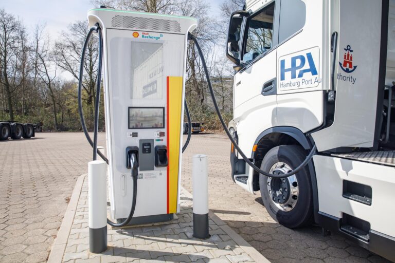 Shell opens its first electric truck charging station in the UK