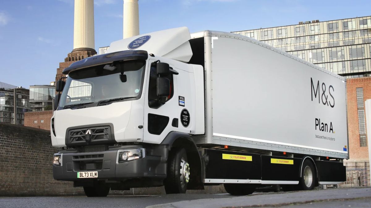 M&S expands its London electric truck fleet with Vertellus